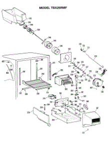 03 - Section3 parts for Ge Refrigerator TBX25RMFRWH from AppliancePartsPros.com