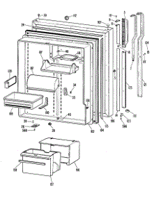 02 - Section2 parts for Ge Refrigerator TBX25RMRLAD from AppliancePartsPros.com