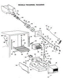 04 - Section4 parts for Ge Refrigerator TBX25RNMRAD from AppliancePartsPros.com