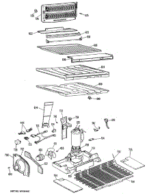 03 - Section3 parts for Ge Refrigerator TBX25ZLBR from AppliancePartsPros.com