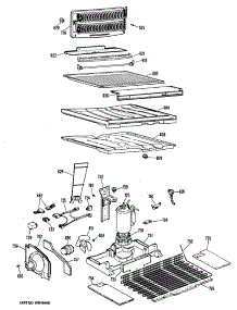 03 - Section3 parts for Ge Refrigerator TBX25ZLER from AppliancePartsPros.com