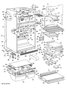 02 - Section2 parts for Ge Refrigerator TBX25ZNRRAD from AppliancePartsPros.com