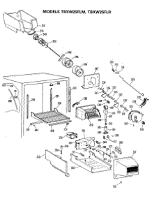 04 - Section4 parts for Ge Refrigerator TBXW25FLRRWH from AppliancePartsPros.com