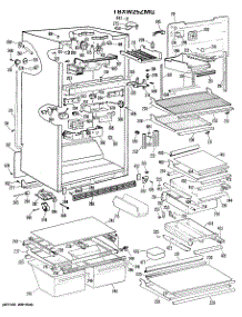 02 - Section2 parts for Ge Refrigerator TBXW25ZMFRWH from AppliancePartsPros.com