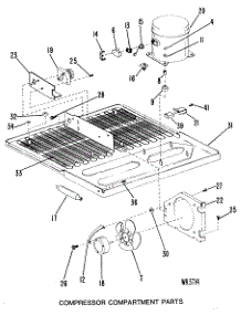06 - Compressor Compartment Parts parts for Ge Refrigerator TCX20ZKB from AppliancePartsPros.com