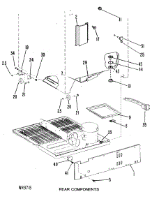 07 - Rear Components parts for Ge Refrigerator TCX20ZKB from AppliancePartsPros.com