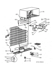 03 - Unit Parts parts for Ge Refrigerator TDX11SNSARWH from AppliancePartsPros.com