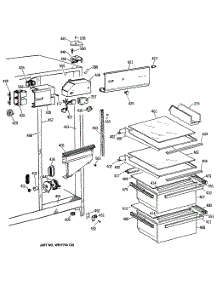03 - Section3 parts for Ge Refrigerator TFC20JASBAD from AppliancePartsPros.com
