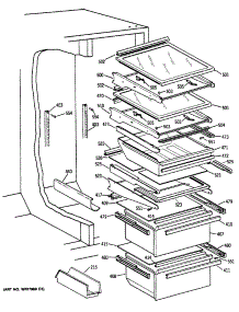 05 - Section5 parts for Ge Refrigerator TFC22PRSBBB from AppliancePartsPros.com