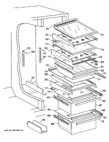 05 - Section5 parts for Ge Refrigerator TFC24PRSAWW from AppliancePartsPros.com