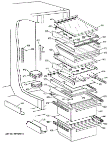 05 - Section5 parts for Ge Refrigerator TFC27PFSBWW from AppliancePartsPros.com