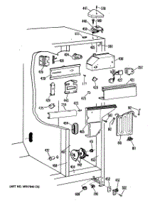 03 - Section3 parts for Ge Refrigerator TFCW22RRAWH from AppliancePartsPros.com