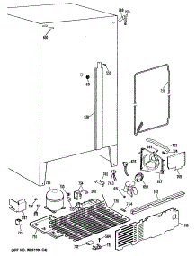04 - Section4 parts for Ge Refrigerator TFE22ZRAWH from AppliancePartsPros.com