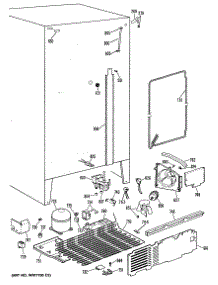 05 - Section5 parts for Ge Refrigerator TFE24ERAWH from AppliancePartsPros.com
