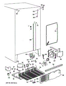 05 - Section5 parts for Ge Refrigerator TFE24RMA from AppliancePartsPros.com