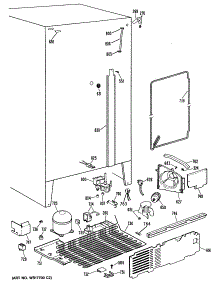 05 - Section5 parts for Ge Refrigerator TFE27ERAWH from AppliancePartsPros.com