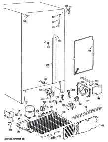05 - Section5 parts for Ge Refrigerator TFE27FMA from AppliancePartsPros.com