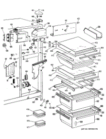 04 - Section4 parts for Ge Refrigerator TFE27FRAAD from AppliancePartsPros.com