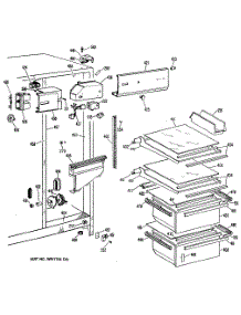03 - Section3 parts for Ge Refrigerator TFEW20RRAWH from AppliancePartsPros.com