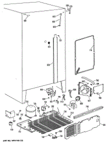 05 - Section5 parts for Ge Refrigerator TFEW22RRAWH from AppliancePartsPros.com