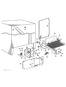 04 - Section4 parts for Ge Refrigerator TFF20DCC from AppliancePartsPros.com