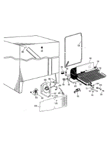 04 - Section4 parts for Ge Refrigerator TFF22DBM from AppliancePartsPros.com