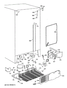 04 - Section4 parts for Ge Refrigerator TFG20JRSBWW from AppliancePartsPros.com