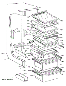 05 - Section5 parts for Ge Refrigerator TFG22PRSMWW from AppliancePartsPros.com