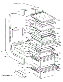 05 - Section5 parts for Ge Refrigerator TFG22PRVAWW from AppliancePartsPros.com