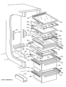 05 - Section5 parts for Ge Refrigerator TFG24PEVAWH from AppliancePartsPros.com