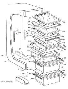 05 - Section5 parts for Ge Refrigerator TFG24PRSBWW from AppliancePartsPros.com