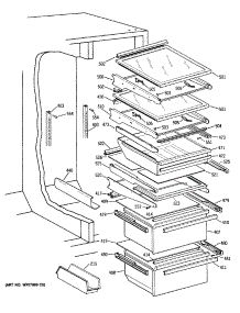 05 - Section5 parts for Ge Refrigerator TFG24PRSCWW from AppliancePartsPros.com