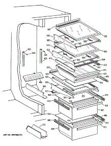 05 - Section5 parts for Ge Refrigerator TFG24PRTCWW from AppliancePartsPros.com