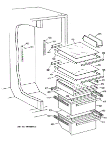 05 - Section5 parts for Ge Refrigerator TFG24ZESAWH from AppliancePartsPros.com
