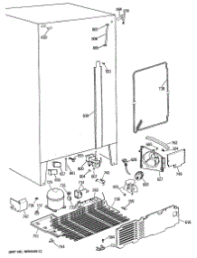06 - Section6 parts for Ge Refrigerator TFG24ZESMWH from AppliancePartsPros.com