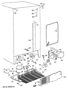 06 - Section6 parts for Ge Refrigerator TFG24ZFSCWH from AppliancePartsPros.com