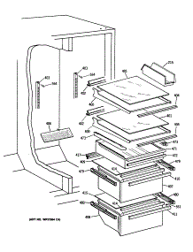 05 - Section5 parts for Ge Refrigerator TFG24ZFTCWH from AppliancePartsPros.com