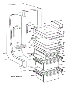 05 - Section5 parts for Ge Refrigerator TFG24ZFVAWH from AppliancePartsPros.com