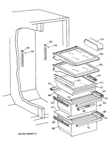 05 - Section5 parts for Ge Refrigerator TFG24ZFXAWH from AppliancePartsPros.com