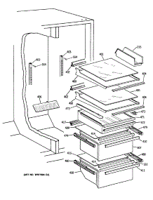 05 - Section5 parts for Ge Refrigerator TFG24ZRSMWH from AppliancePartsPros.com