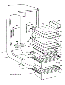 05 - Section5 parts for Ge Refrigerator TFG24ZRTCWH from AppliancePartsPros.com