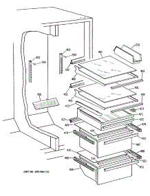 05 - Section5 parts for Ge Refrigerator TFG24ZRVAWH from AppliancePartsPros.com