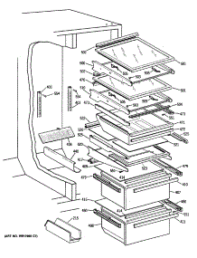 05 - Section5 parts for Ge Refrigerator TFG27PRSMWW from AppliancePartsPros.com