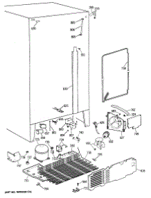 06 - Section6 parts for Ge Refrigerator TFG27ZFSCWH from AppliancePartsPros.com