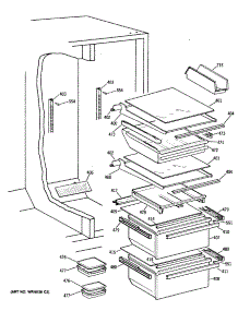 05 - Section5 parts for Ge Refrigerator TFG27ZFTCWH from AppliancePartsPros.com