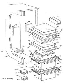 05 - Section5 parts for Ge Refrigerator TFG27ZFVAWH from AppliancePartsPros.com