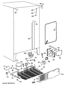 04 - Section4 parts for Ge Refrigerator TFH22JWTAAD from AppliancePartsPros.com