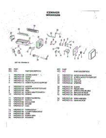 07 - Icemaker parts for Ge Refrigerator TFH22PRSABB from AppliancePartsPros.com
