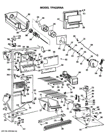 02 - Section2 parts for Ge Refrigerator TFH22RNA from AppliancePartsPros.com