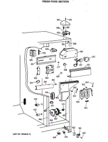 04 - Fresh Food Section parts for Ge Refrigerator TFH24PRSMWW from AppliancePartsPros.com